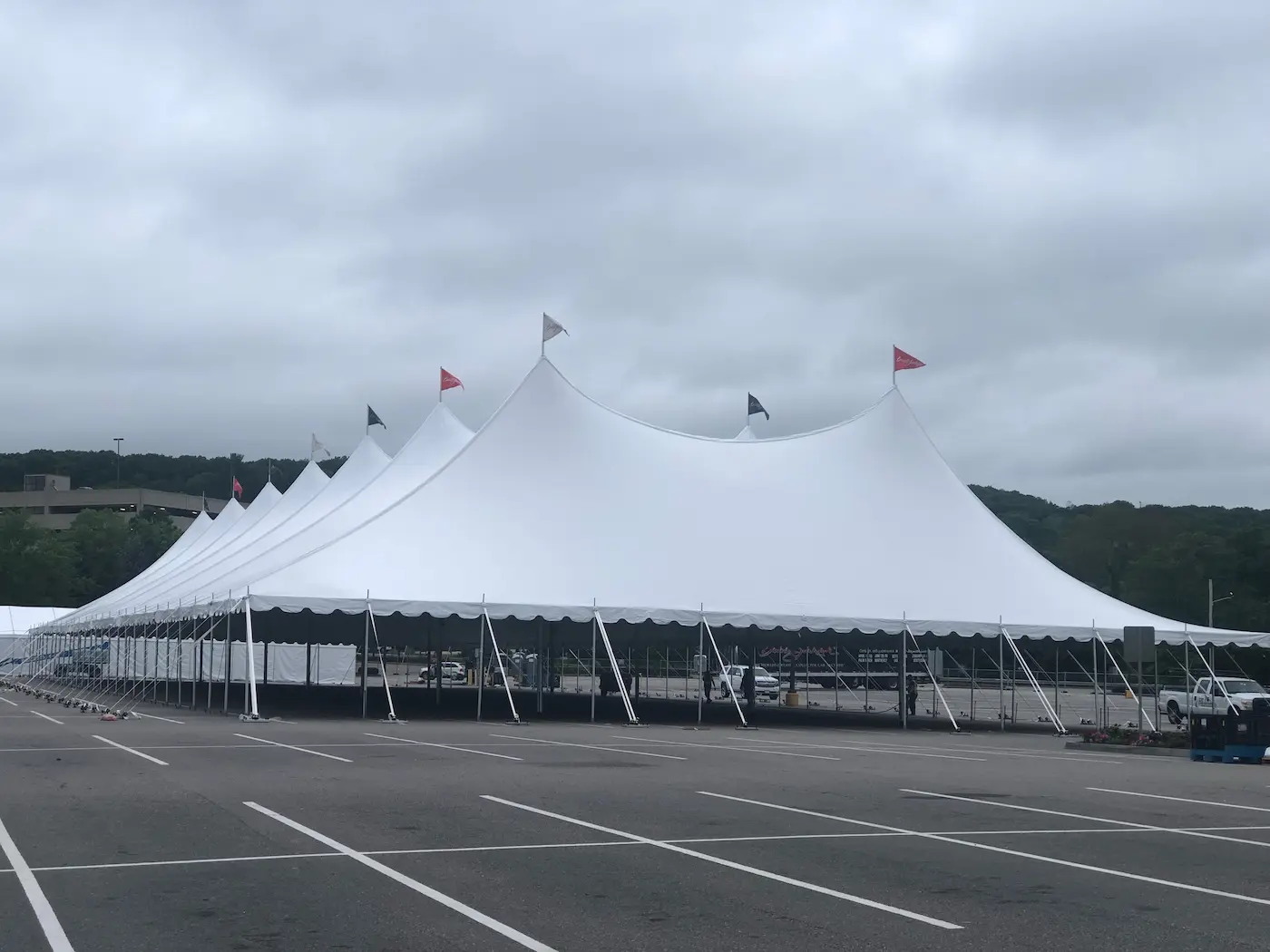 Large tension tent